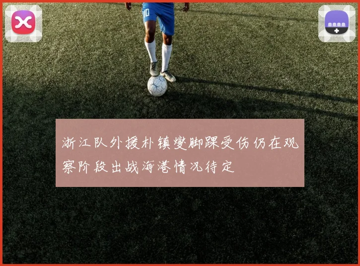 浙江队外援朴镇燮脚踝受伤仍在观察阶段出战海港情况待定